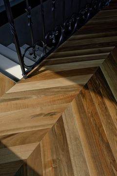 Chevron European Walnut by CP Parquet - view 4