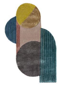 Come Around TNQ-1137, Pink Tint/Turmeric by Jaipur Rugs - view 3