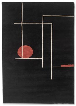 Sthir AIWL-3010, Ebony/Cinnabar by Jaipur Rugs - view 3