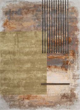 Chaos Theory EN-369, Medium Gray/Light Peach by Jaipur Rugs - view 3