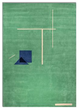 Sthir AIWL-3014, Marine Green/Soft Gold by Jaipur Rugs - view 2