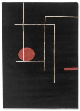 Sthir AIWL-3010, Ebony/Cinnabar by Jaipur Rugs - view 2