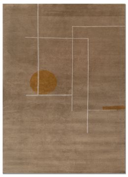 Sthir AIWL-3010, Medium Brown/Light Peach by Jaipur Rugs - view 2