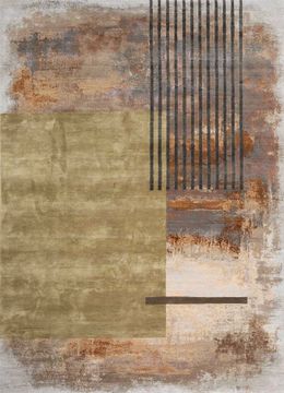 Chaos Theory EN-369, Medium Gray/Light Peach by Jaipur Rugs - view 2