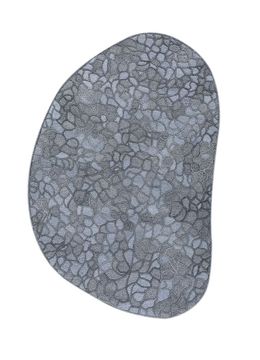Caliedo TRA-1258, Smoke Charcoal/Steel Wool by Jaipur Rugs - view 9
