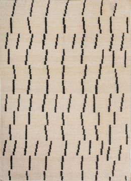 Nomadic Threads ADHM-06, White/Ebony by Jaipur Rugs - view 9
