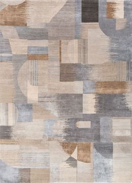Aakar EN-09, Soft Gray/Liquorice by Jaipur Rugs - view 9