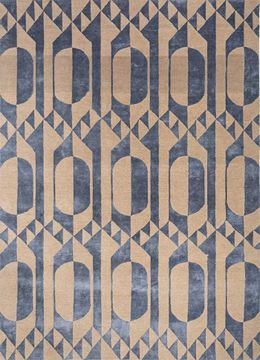 Aakar ESKN-336, Rawhide/Ensign Blue by Jaipur Rugs - view 9
