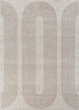 Aakar ESKN-339, White Ice/Dark Ivory by Jaipur Rugs - view 9