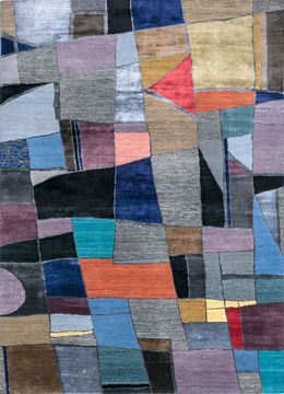 Chaos Theory ESKN-331, Dark Frost Gray/Faded Denim by Jaipur Rugs - view 9