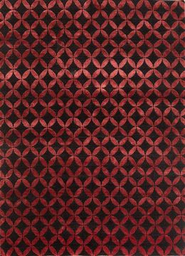 Aakar ESK-454, Caviar/Red by Jaipur Rugs - view 5