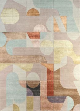 Chaos Theory ESK-306, Rose Smoke/Soft Mint by Jaipur Rugs - view 9