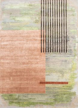 Aakar ESK-369(3D), Classic Gray/Lime Twist by Jaipur Rugs - view 9