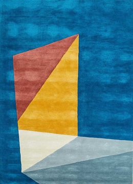 Caliedo TNQ-1510, Moroccan Blue/Moroccan Blue by Jaipur Rugs - view 5