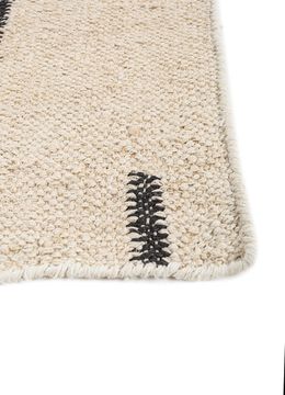 Nomadic Threads ADHM-06, White/Ebony by Jaipur Rugs - view 8
