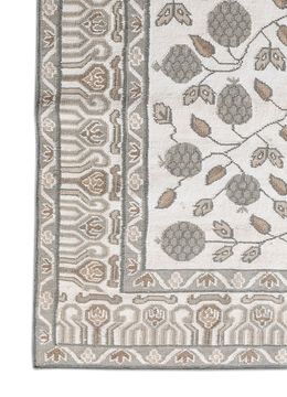 Bedouin ADWP-23001, Undyed White/Sky Blue by Jaipur Rugs - view 8