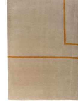 Sthir AIWL-3010, Soft Gold/Snow White by Jaipur Rugs - view 9