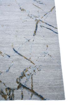 Urban Pause ELA-302, Classic Gray/Skyline Blue by Jaipur Rugs - view 8