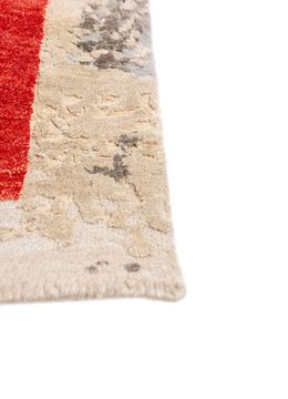 Aakar ELA-371(3D), White/Chinese Hibiscus by Jaipur Rugs - view 8