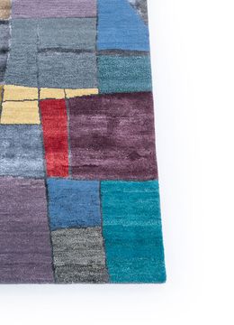 Chaos Theory ESKN-331, Dark Frost Gray/Faded Denim by Jaipur Rugs - view 8