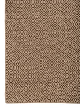 Nomadic Threads HAZ-01, Wood Brown/Light Peach by Jaipur Rugs - view 8