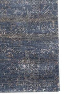 Bespoke Sile HWV-13014, Indigo Blue/Milky Blue by Jaipur Rugs - view 7