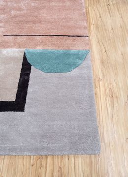 Caliedo TNQ-3231, Apricot/Teal Blue by Jaipur Rugs - view 8