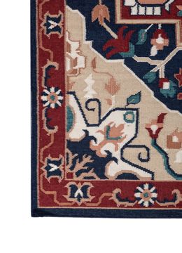 Bedouin ADWL-23005, Medieval Blue/Medium Red by Jaipur Rugs - view 7