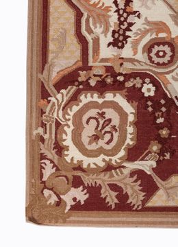 Bedouin ADWL-23011, Undyed White/Red by Jaipur Rugs - view 7