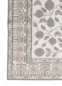 Bedouin ADWP-23001, Undyed White/Sky Blue by Jaipur Rugs - view 7