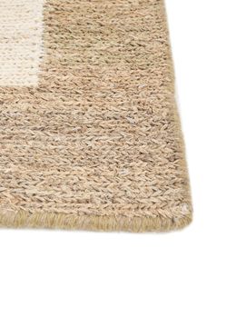 Nomadic Threads AKHM-1002, White/Tan by Jaipur Rugs - view 7