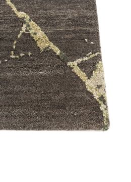 Urban Pause ELA-302, Black Coffee/Amber Green by Jaipur Rugs - view 7