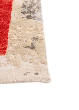 Aakar ELA-371(3D), White/Chinese Hibiscus by Jaipur Rugs - view 7