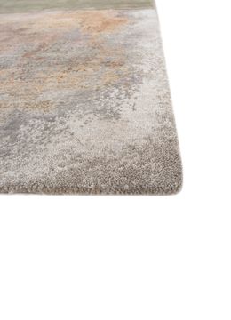 Aakar ESK-369(3D), Medium Gray/Light Peach by Jaipur Rugs - view 7