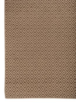 Nomadic Threads HAZ-01, Wood Brown/Light Peach by Jaipur Rugs - view 7