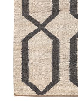 Nomadic Threads PDJT-104, Cloud White/Black Olive by Jaipur Rugs - view 7