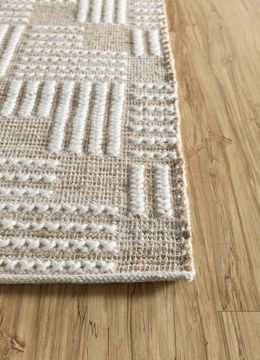 Nomadic Threads PDJT-223, Natural/White by Jaipur Rugs - view 7