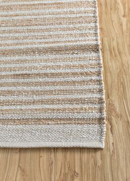 Nomadic Threads PDJT-236, Cloud White/Natural by Jaipur Rugs - view 7