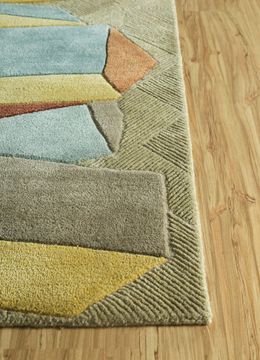 Archetype TOP-9502, Bright Yellow/Cloud White by Jaipur Rugs - view 7