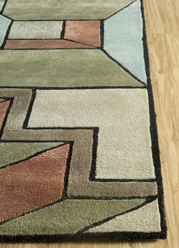 Archetype TOP-9509, Cloud White/Apple Green by Jaipur Rugs - view 7