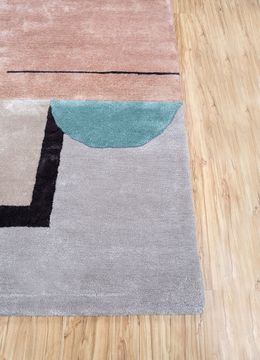 Caliedo TNQ-3231, Apricot/Teal Blue by Jaipur Rugs - view 7