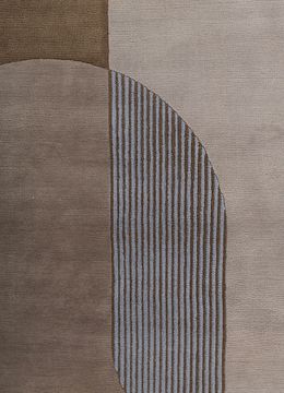 Sthir ACE-5003, Medium Brown/Classic Gray by Jaipur Rugs - view 6