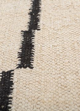 Nomadic Threads ADHM-06, White/Ebony by Jaipur Rugs - view 6