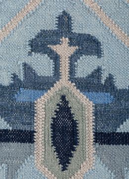 Bedouin ADWL-23008, Milky Blue/Dark Denim by Jaipur Rugs - view 6