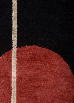 Sthir AIWL-3010, Ebony/Cinnabar by Jaipur Rugs - view 7