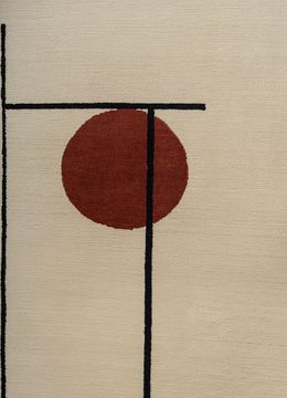 Sthir AIWL-3010, Papyrus/Red Oxide by Jaipur Rugs - view 7