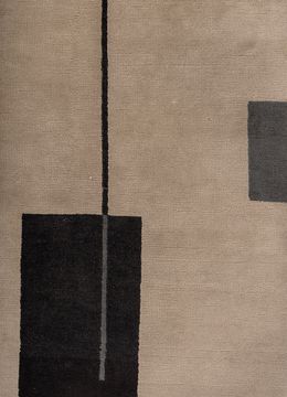 Sthir AIWL-3013, Soft Beige/Caviar by Jaipur Rugs - view 6