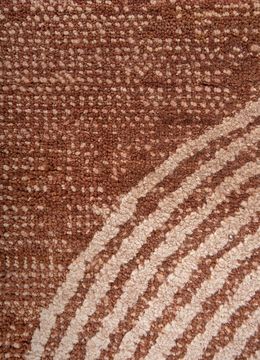 Chaos Theory ELA-114, Peach Bloom/Copper Tan by Jaipur Rugs - view 6