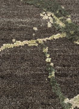 Urban Pause ELA-302, Black Coffee/Amber Green by Jaipur Rugs - view 6