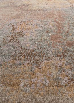 Aakar ESK-369(3D), Medium Gray/Light Peach by Jaipur Rugs - view 6